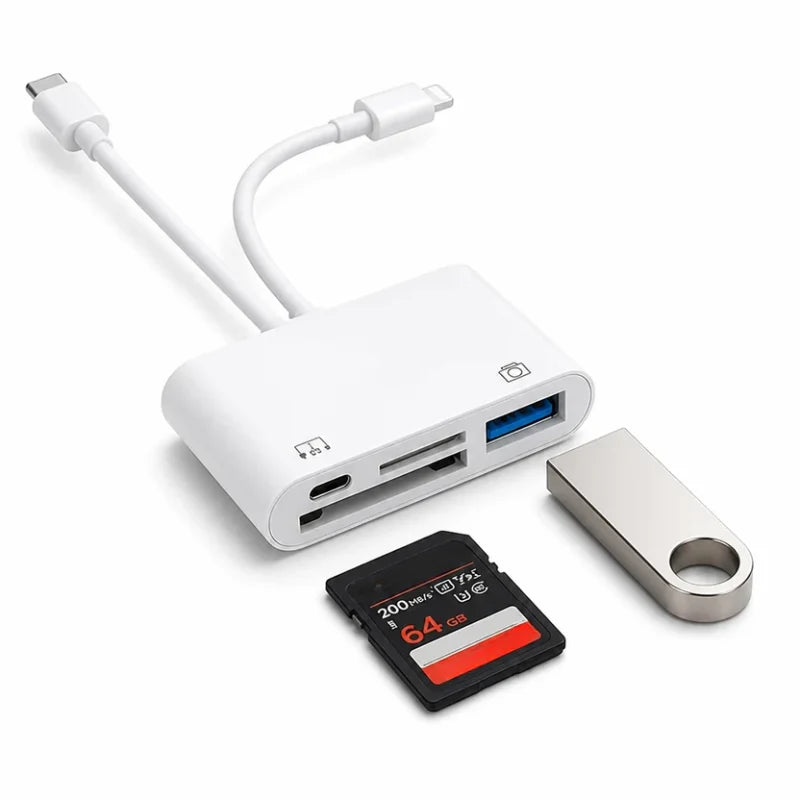 DataDock™ 3-in-1 USB-C Card Reader — Instantly Unlock Your Photos and Freedom from Waiting