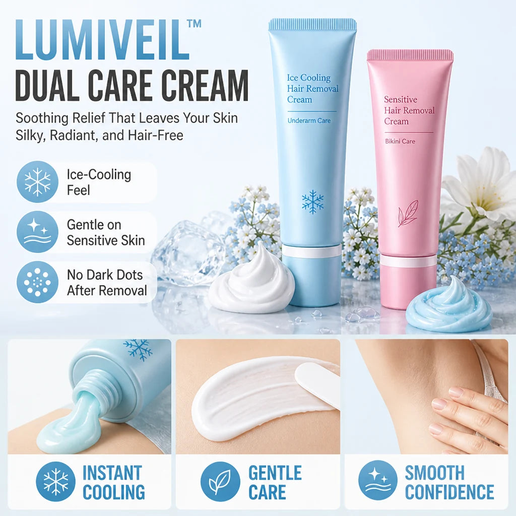 BareBloom™ Dual Care Cream — Soothing Relief That Leaves Your Skin Silky, Radiant, and Hair-Free