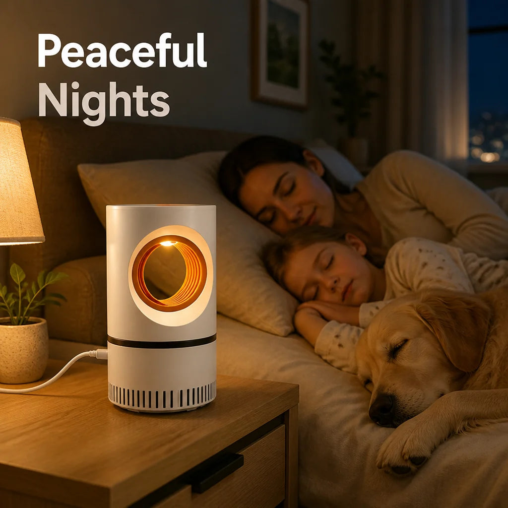 DuskBarrier™ Mosquito Defender — Peaceful, Chemical-Free Nights Your Family Deserves