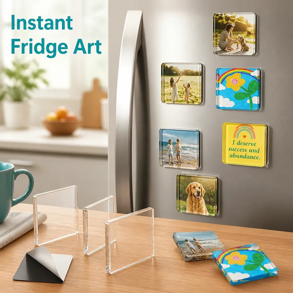 PrismSnap™ — Turn Your Favorite Memories Into Dazzling, Stay-Put Magnets Instantly