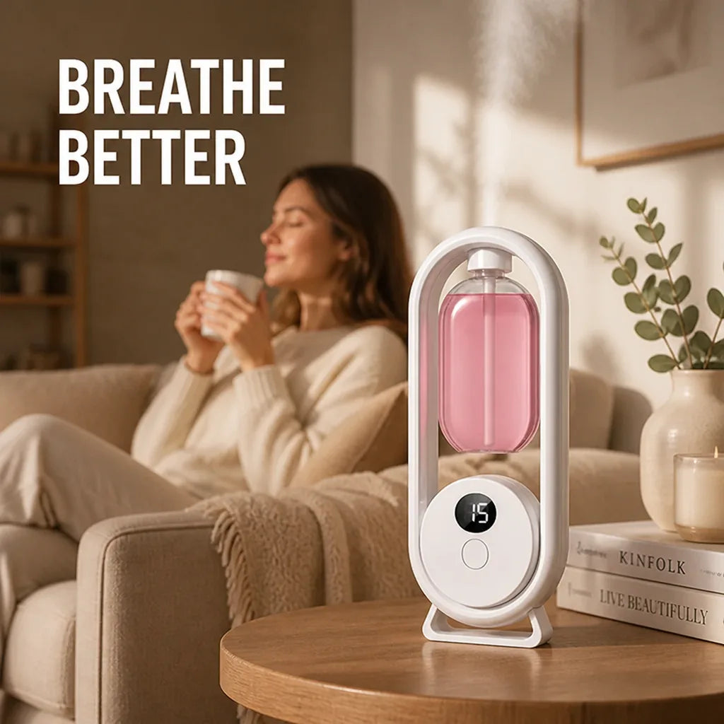 AuraMist™ — Instantly Fill Your Space with Soothing Calm and Clear Focus