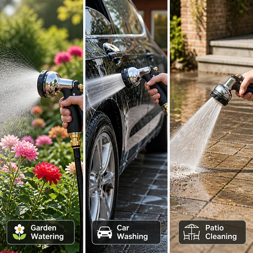 AquaBreach™ — Break through heavy grime with focused, high-pressure water flow