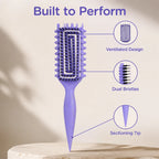 Coilavelle™ Styling Brush — Sculpt Stunning Curls That Shine All Day Without the Frizz