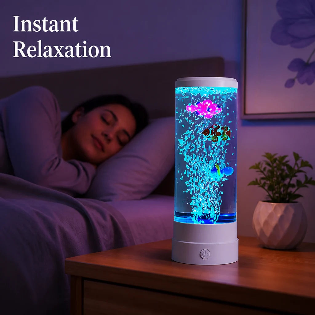BubbleDrift Lamp — Let Gentle Bubbles Float Through a Mesmerising Glow