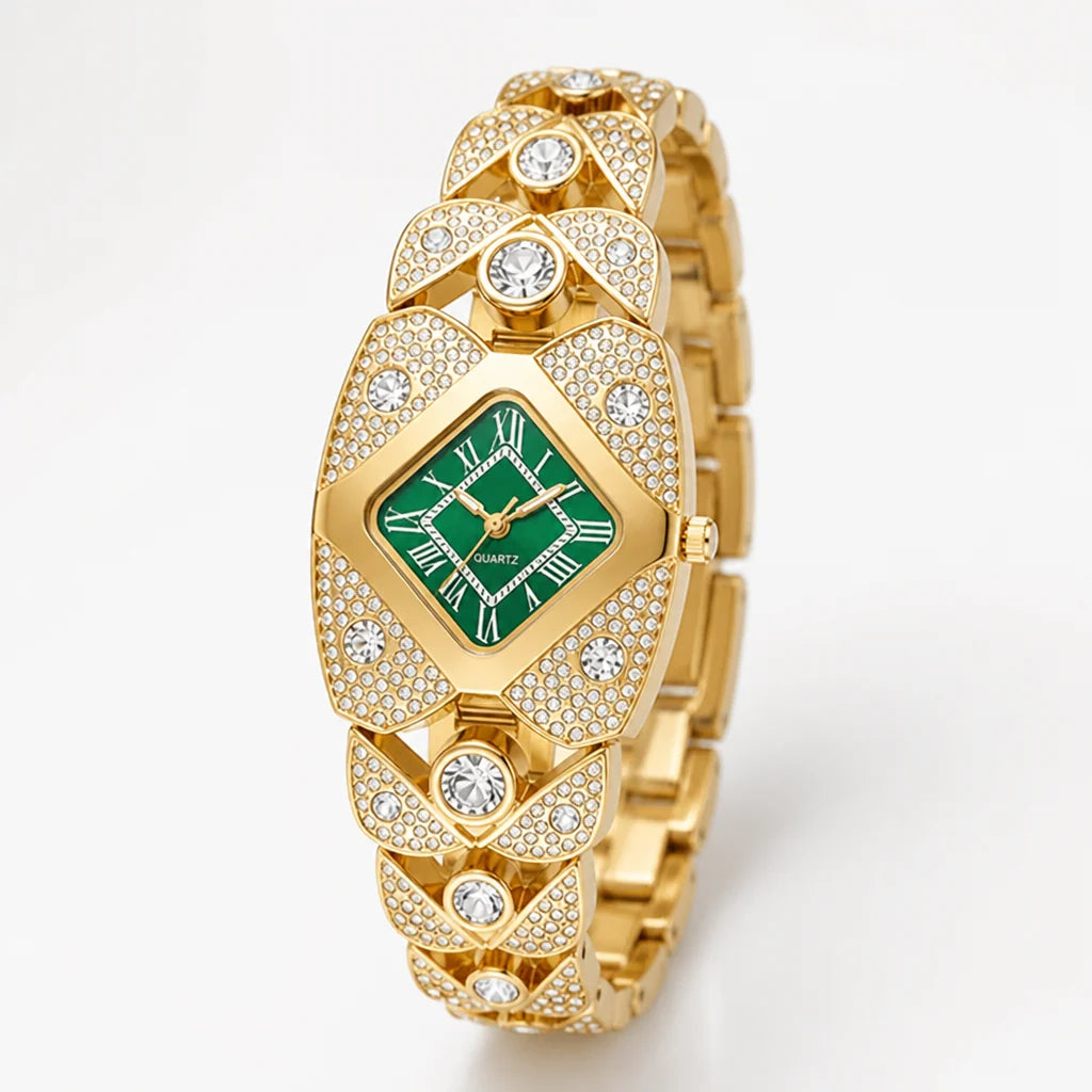 Celestara™ Quartz Bracelet Watch — Command Every Room with Dazzling Confidence and Timeless Precision