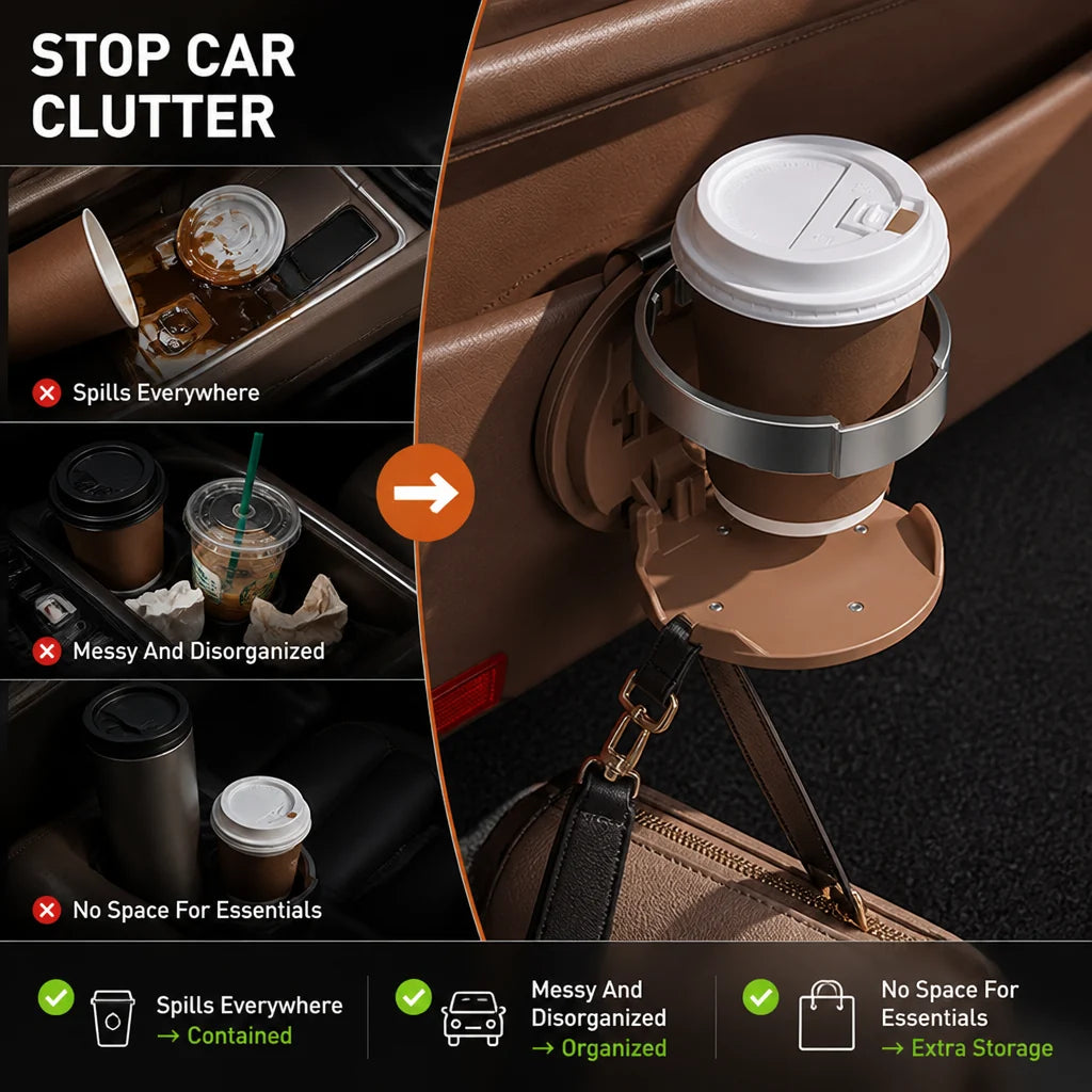 SwiftHold™ — Instantly Clear Your Car Chaos for a Calm, Clutter-Free Drive