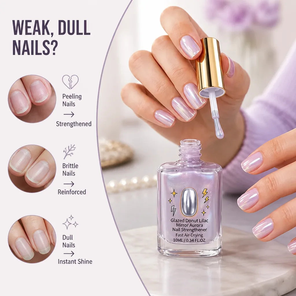 LilacShine™ Nail Strengthener — Unleash Stunning, Rock-Hard Nails That Glow with Irresistible Shine