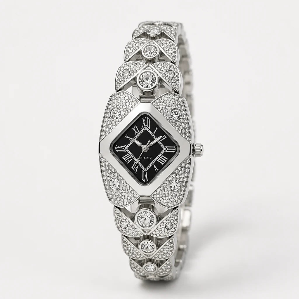 Celestara™ Quartz Bracelet Watch — Command Every Room with Dazzling Confidence and Timeless Precision