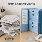 ClariTote™ — Conquer Clutter and Enjoy the Calm of Perfectly Organized Papers