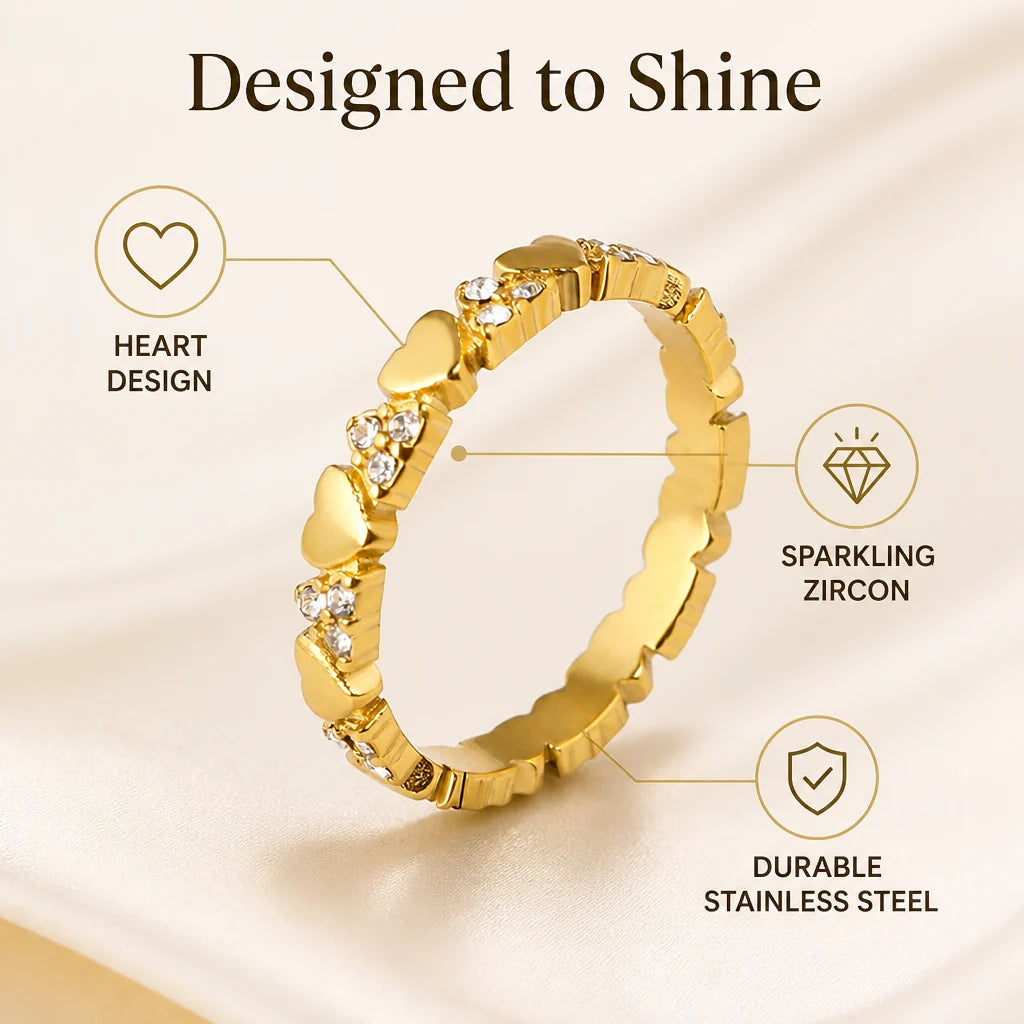 Heartwisp™ Eternity Ring — Add an enchanting, delicate expression of romance to every look