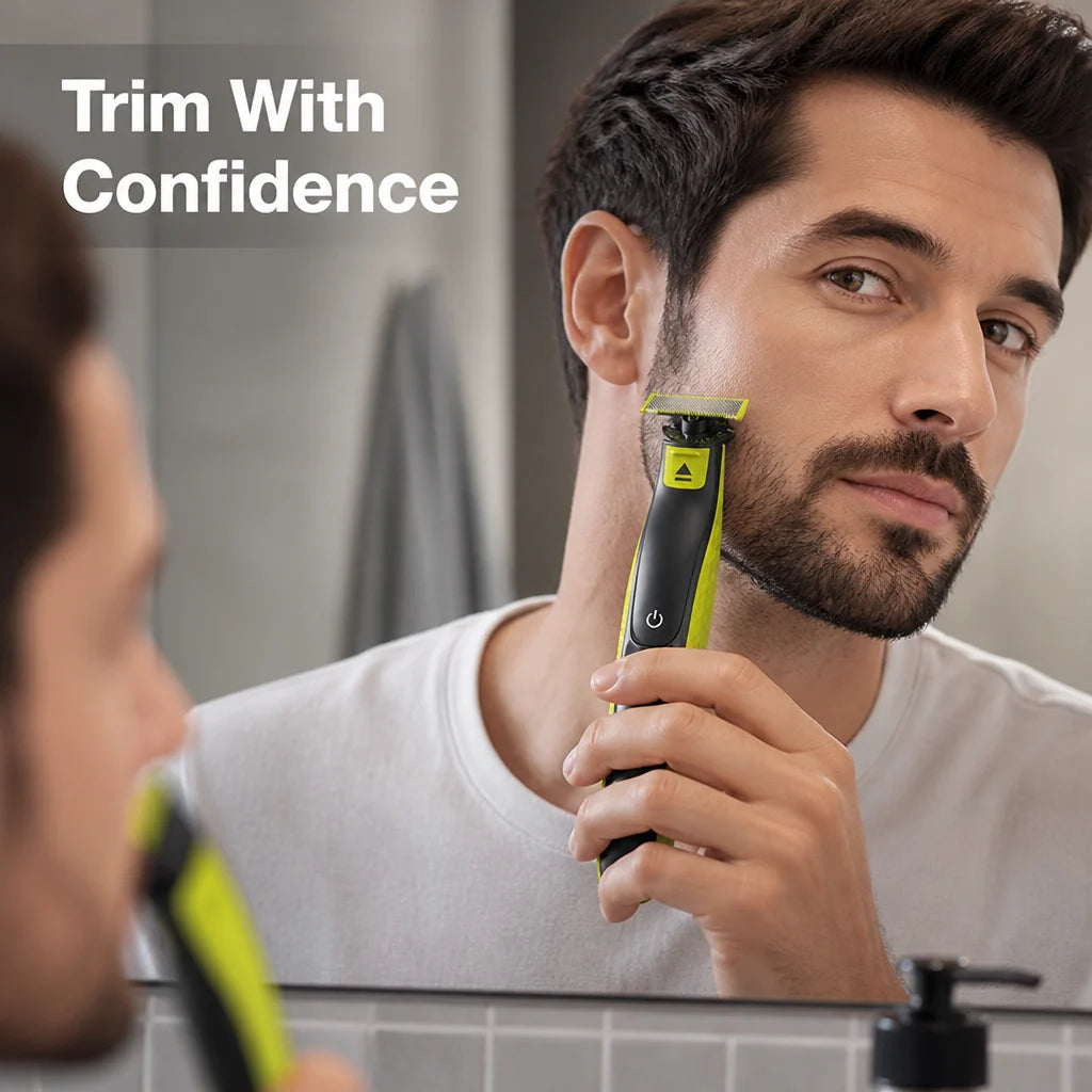 GlideTrim™ — Glide Through Grooming with Effortless, Skin-Safe Precision