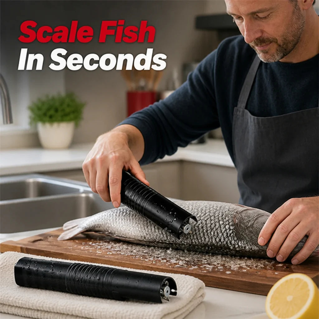 MarinFlick™ — Blast Through Fish Scales Fast and Effortlessly Every Time