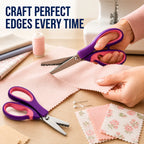 SliceCraft™ Pinking Shears — Master Every Cut with Effortless Precision and Fray-Free Style