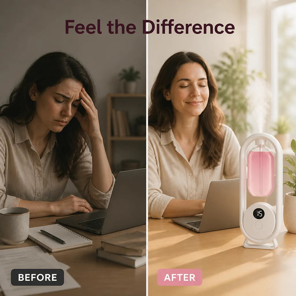 AuraMist™ — Instantly Fill Your Space with Soothing Calm and Clear Focus