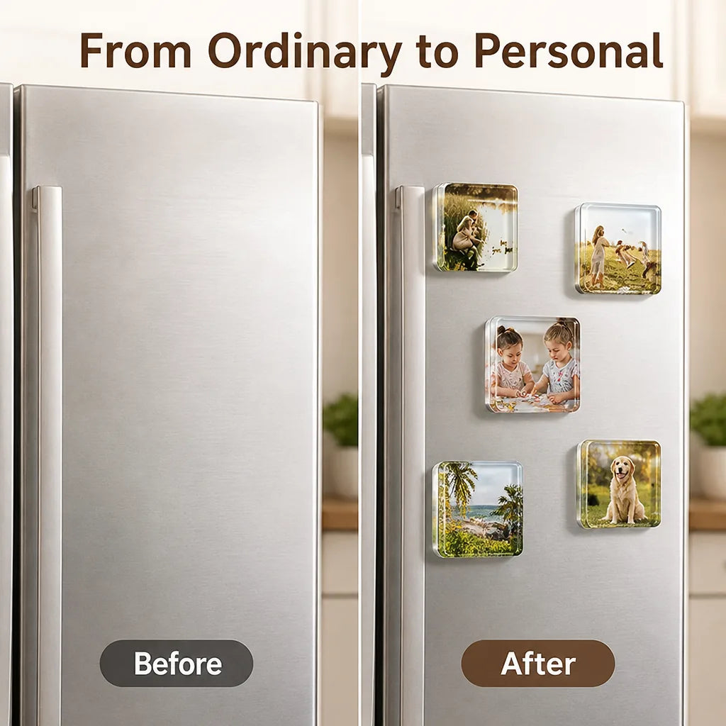 PrismSnap™ — Turn Your Favorite Memories Into Dazzling, Stay-Put Magnets Instantly