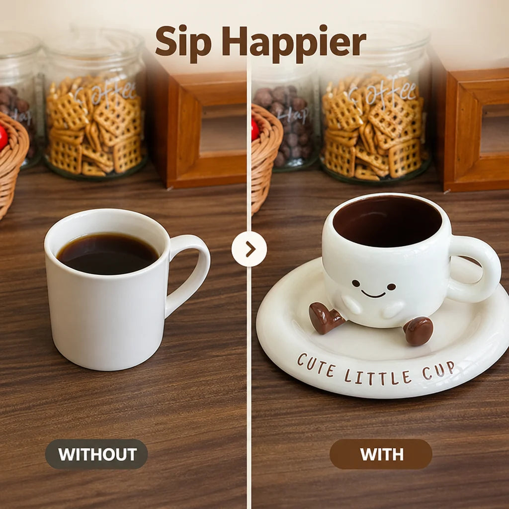 CupCove™ Cup & Saucer — Create a cosy little ritual around every sip