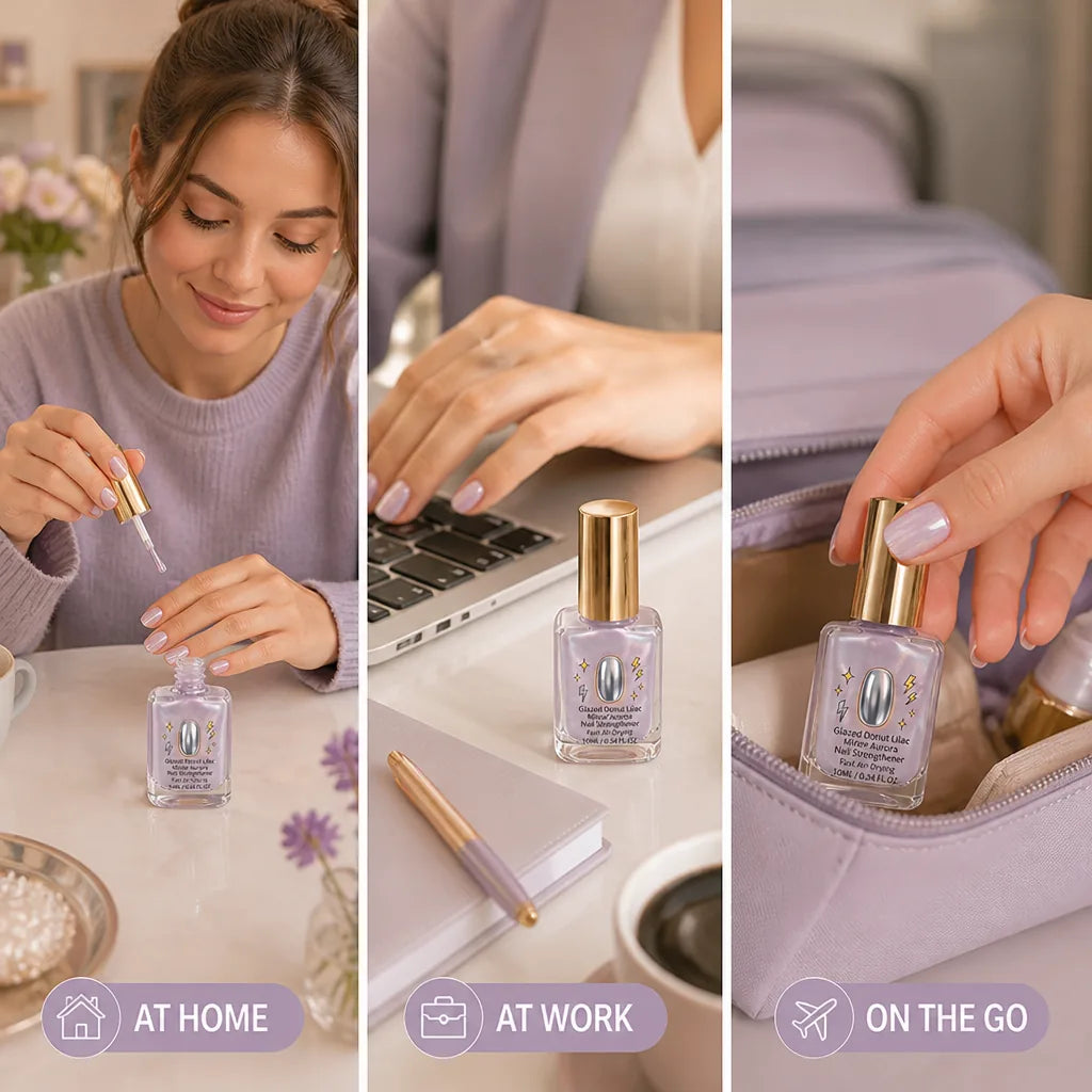 LilacShine™ Nail Strengthener — Unleash Stunning, Rock-Hard Nails That Glow with Irresistible Shine