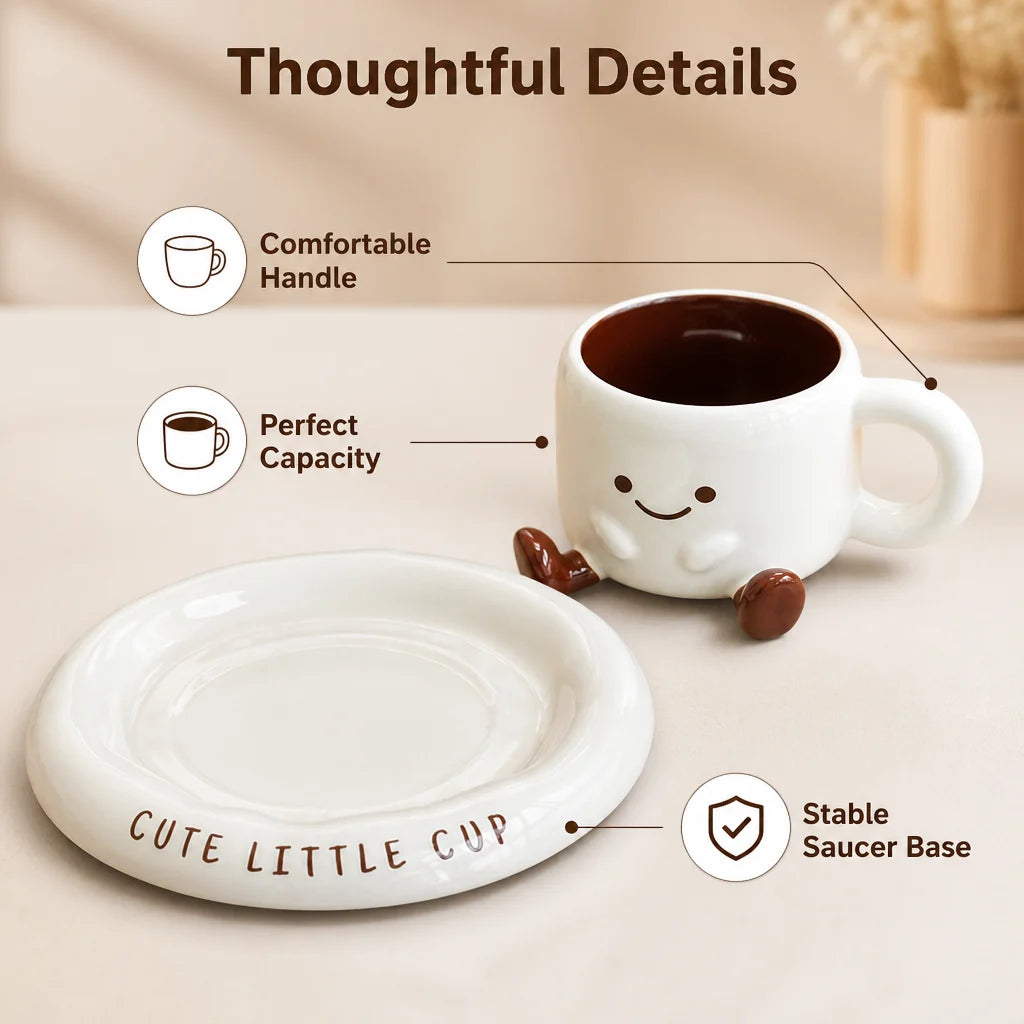 CupCove™ Cup & Saucer — Create a cosy little ritual around every sip