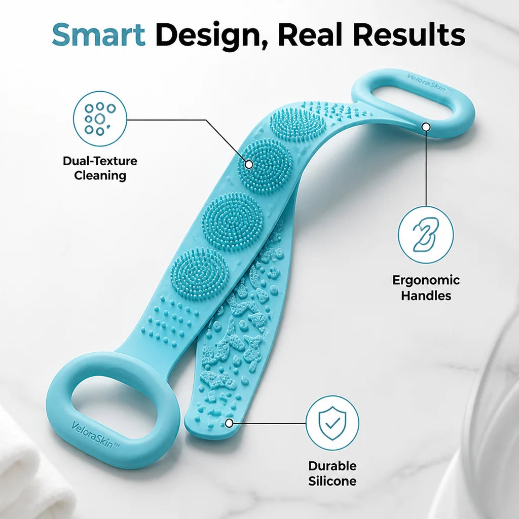 SootheBack™ Dual-Texture Back Scrubber — Unleash Silky, Radiant Skin You’ll Want to Show Off