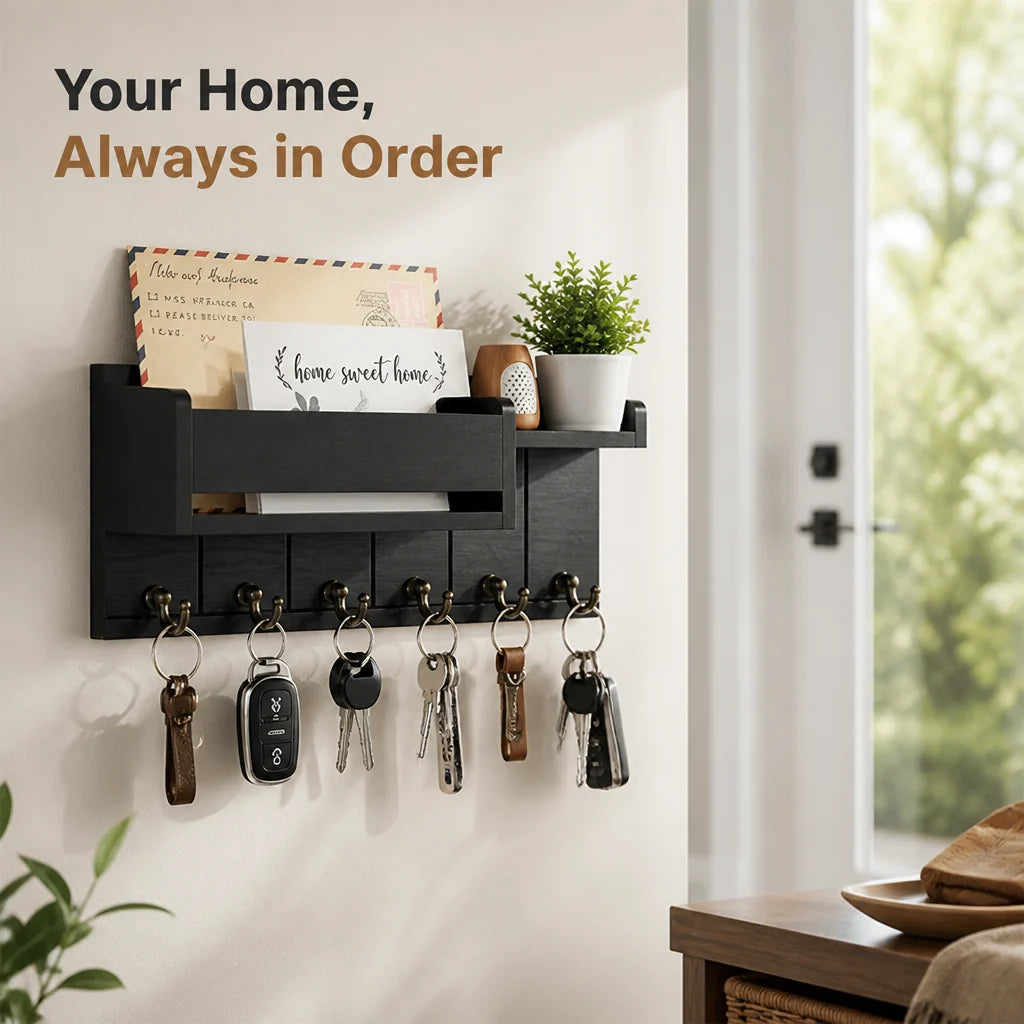 AriaNest™ Wall Organizer — Transform Chaos into Calm and Never Lose a Thing Again