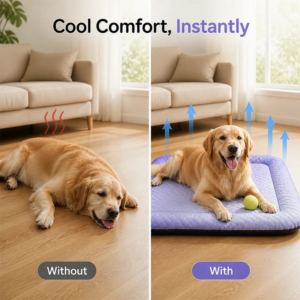CoolPaw™ Cooling Gel Mat — Instantly Soothe Your Pet’s Overheated Body and Bring Blissful Relief