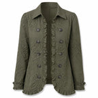 Petalvienne™ Floral Utility Jacket — Turn Heads with Effortless Vintage Charm and Feminine Grace