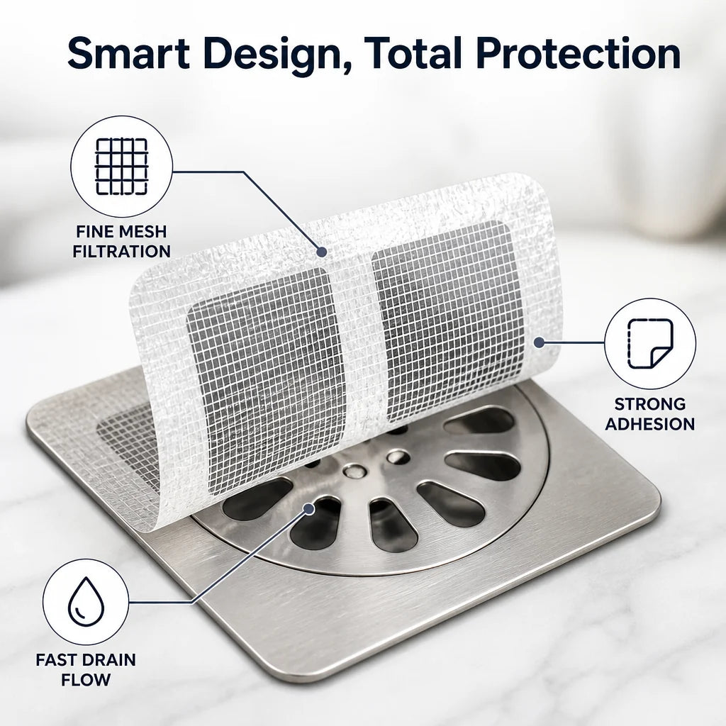 DrainFortress™ Shields — Create a protective barrier against pests and drain debris