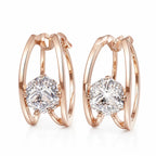 LumaLuxe™ Double Hoop Earrings — Command Every Room with Effortless Glow and Weightless Confidence
