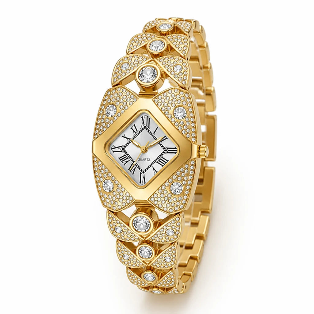 Celestara™ Quartz Bracelet Watch — Command Every Room with Dazzling Confidence and Timeless Precision