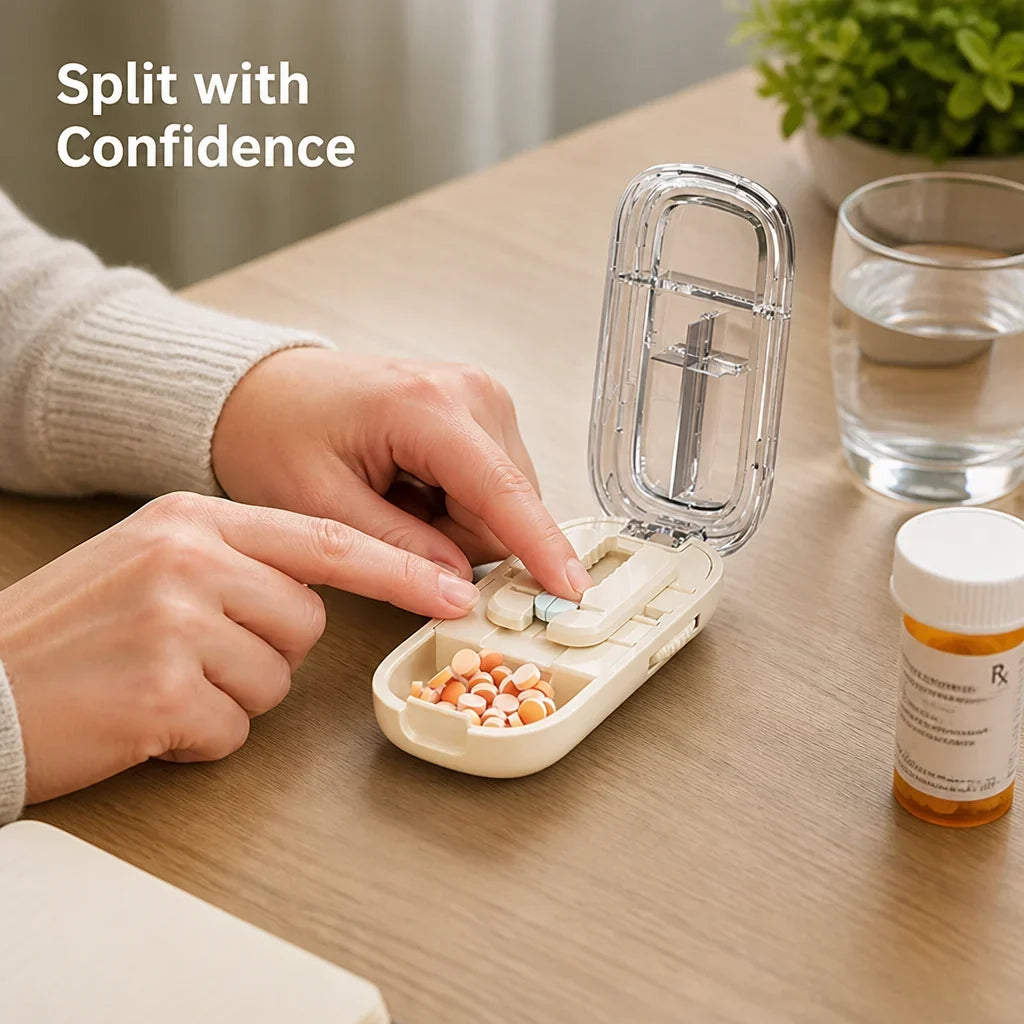 Pillora™ — Take Control with Perfect, Hassle-Free Pill Splitting Every Time