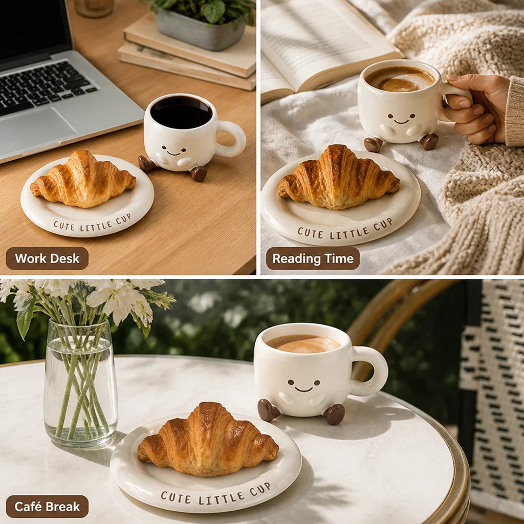 CupCove™ Cup & Saucer — Create a cosy little ritual around every sip