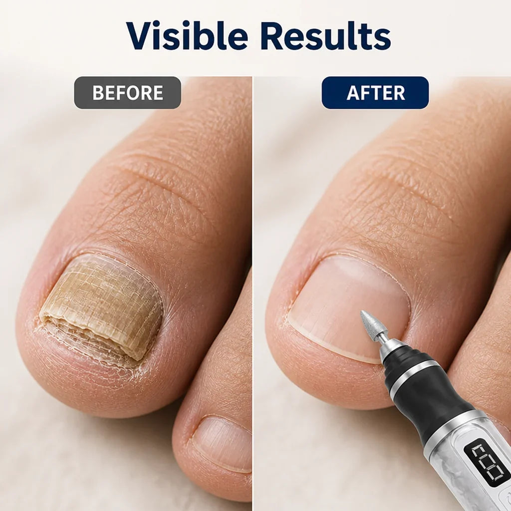 Nailvoro™Electric Nail File & Callus Remover — Effortless Salon-Quality Nails That Boost Your Confidence Instantly