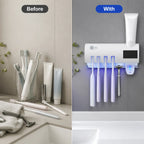 PureSense™ UV Sanitizer & Organizer — Banish Germs and Clutter for a Fresh, Sparkling Smile Every Day