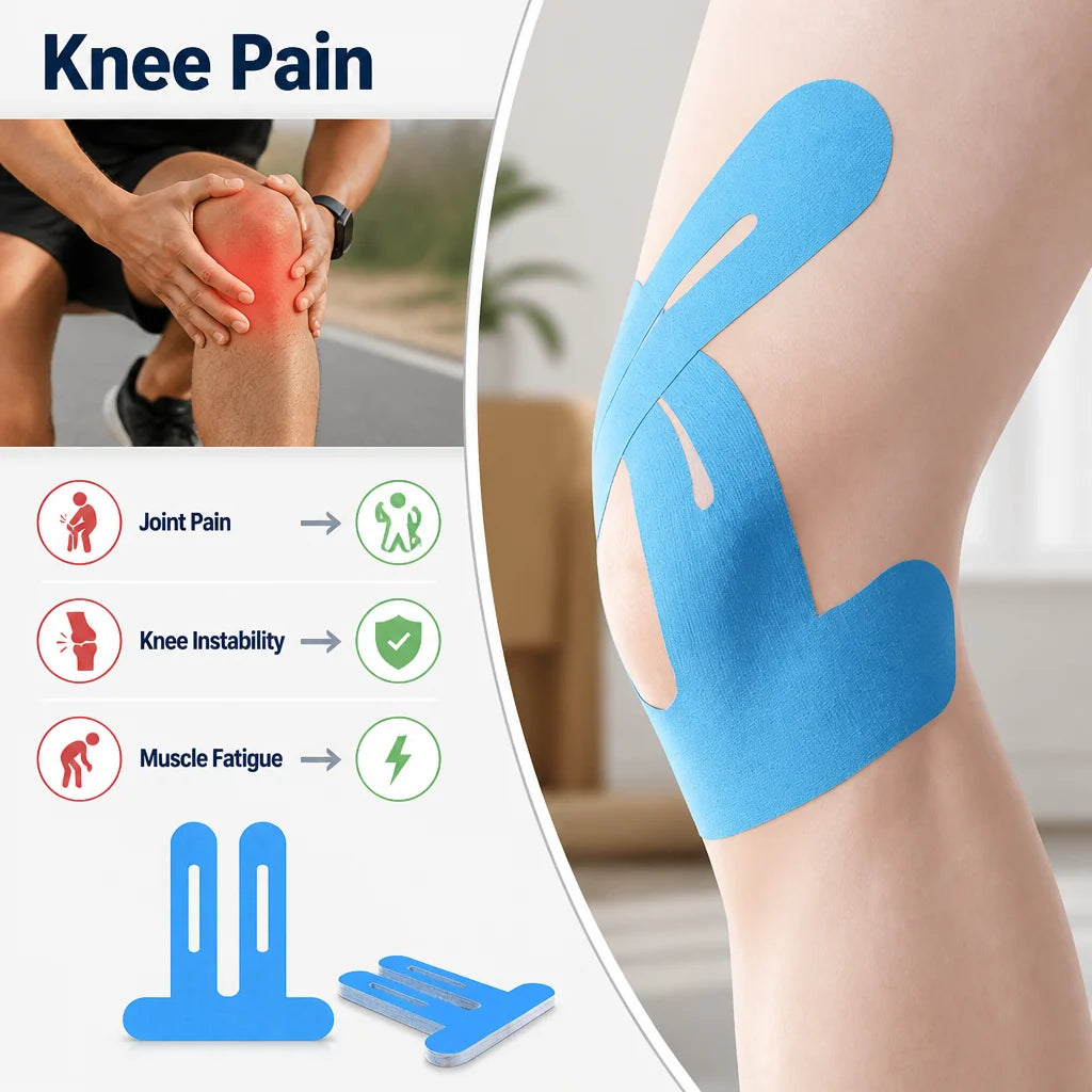 KneaSure™ Knee Stabilizer Strips — Move Freely Again with Instant, All-Day Knee Relief