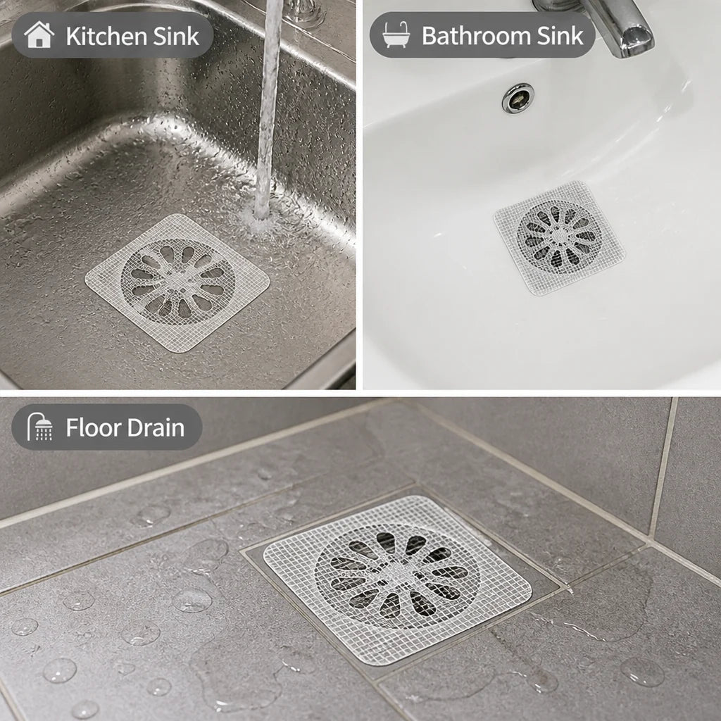 ClearFlowGuard™ — Keep Your Drains Free, Fresh, and Pest-Proof Without Lifting a Finger