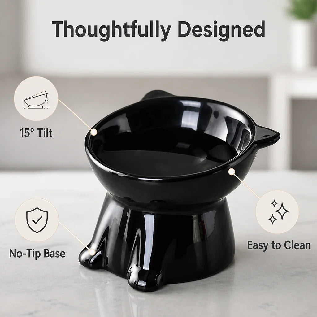 LunaLift™ — Transform Your Cat’s Mealtime into Pure Comfort and Joy