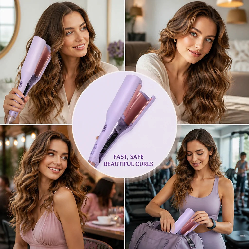 SpiralEase™ — Unlock Stunning, Safe Curls in Just 10 Seconds