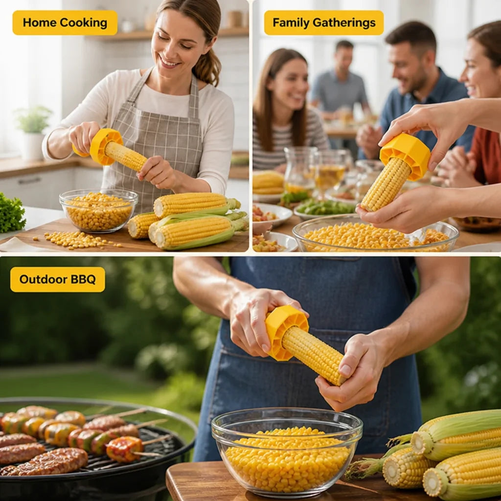KernEase™ — Cut Kernels Clean and Easy for Mess-Free, Perfect Corn Every Time