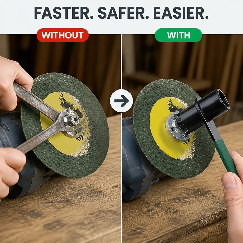 TorqueArc™Angle Wrench — Master Every Locknut with Unshakeable Grip and Speed