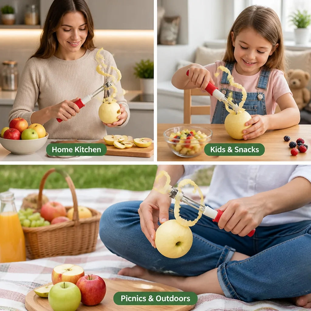 CoreCraft™ — Peel and Core Apples Instantly for Effortless Kitchen Joy