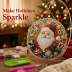 CrystalLuxe™ DIY Diamond Art Ornament Kit — Create Dazzling Holiday Magic That Lights Up Hearts and Homes