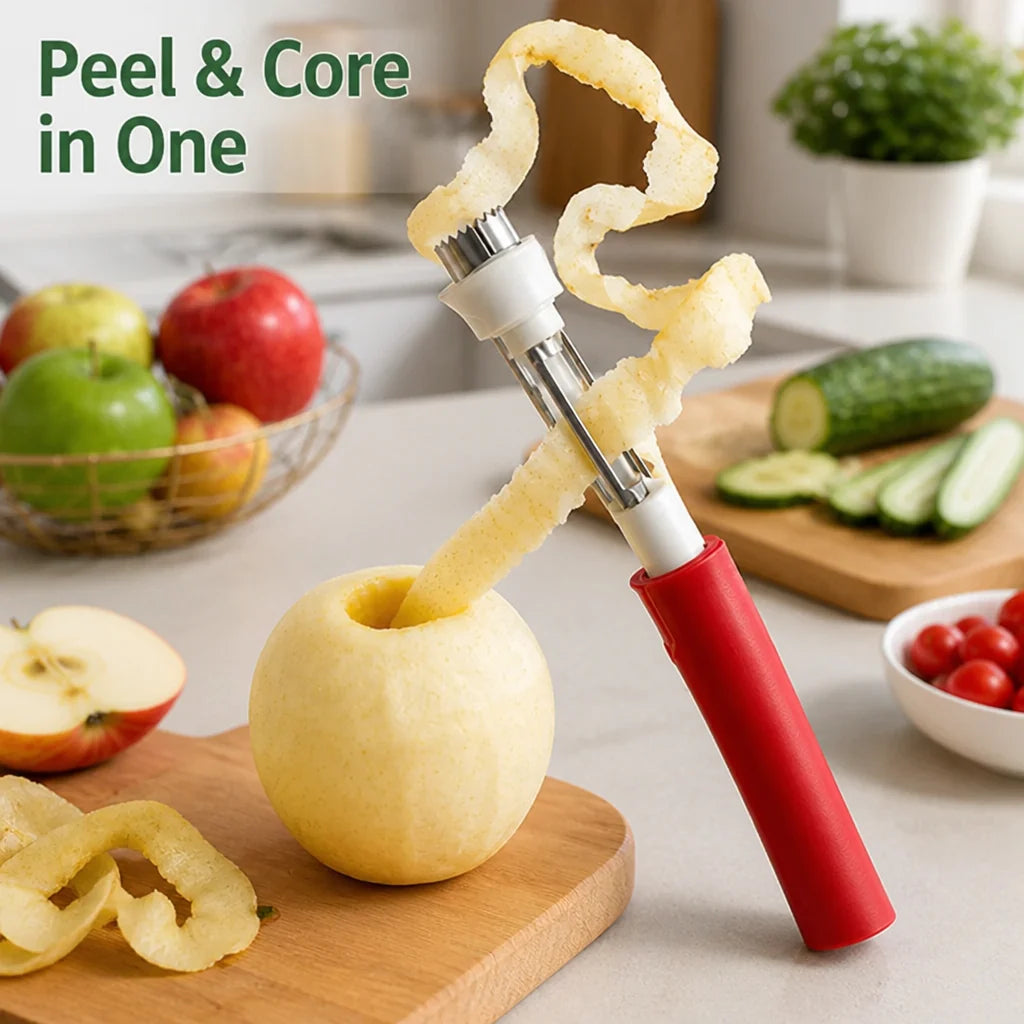 CoreCraft™ — Peel and Core Apples Instantly for Effortless Kitchen Joy