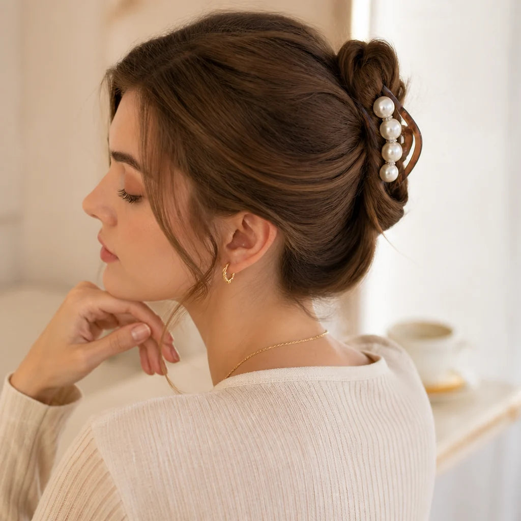 CrownPin™ — Effortless Elegance That Holds Your Style All Day