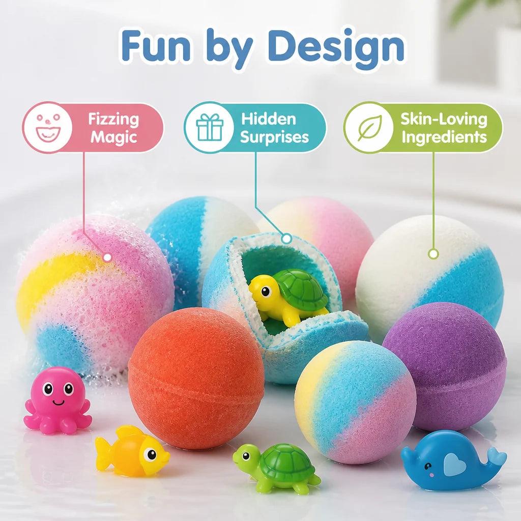 Bubblenza™ — 6pcs Transform Bath Time into a Magical Escape That Refreshes Your Skin and Sparks Pure Joy