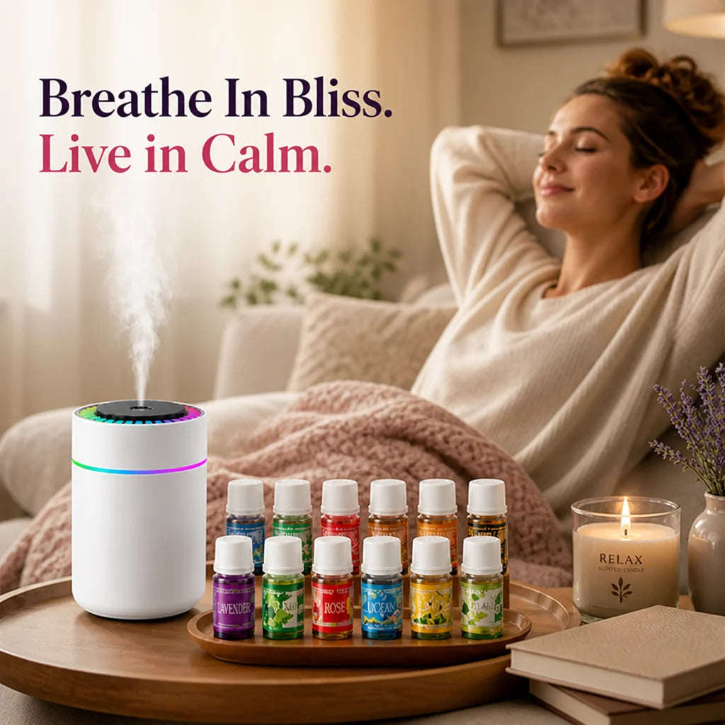 Essentra™12-Pack Essential Oils Collection — Transform Any Room into Your Personal Bliss Sanctuary