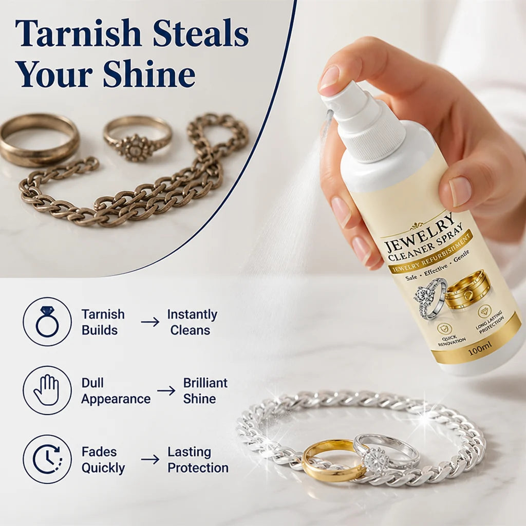 GleamGuard™ Antioxidant Jewelry Spray — Instantly Revive Your Shine and Wear Confidence Every Day