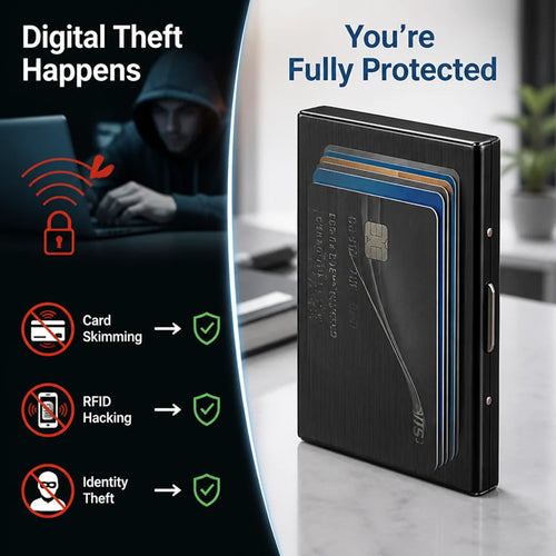 AeroGuard™ — Carry Confidence with Invisible, Bulletproof Card Protection