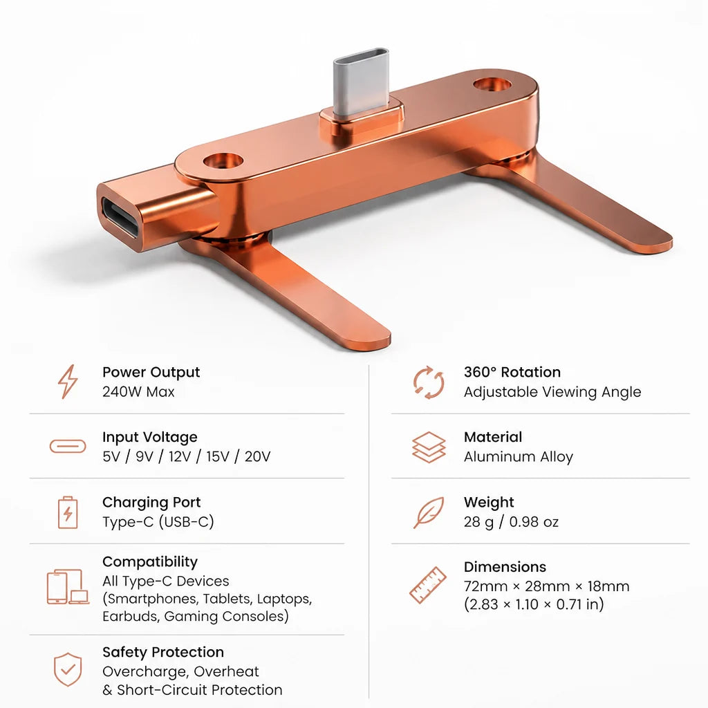 CurrentNest™ — Power Up Instantly and Stay Hands-Free All Day