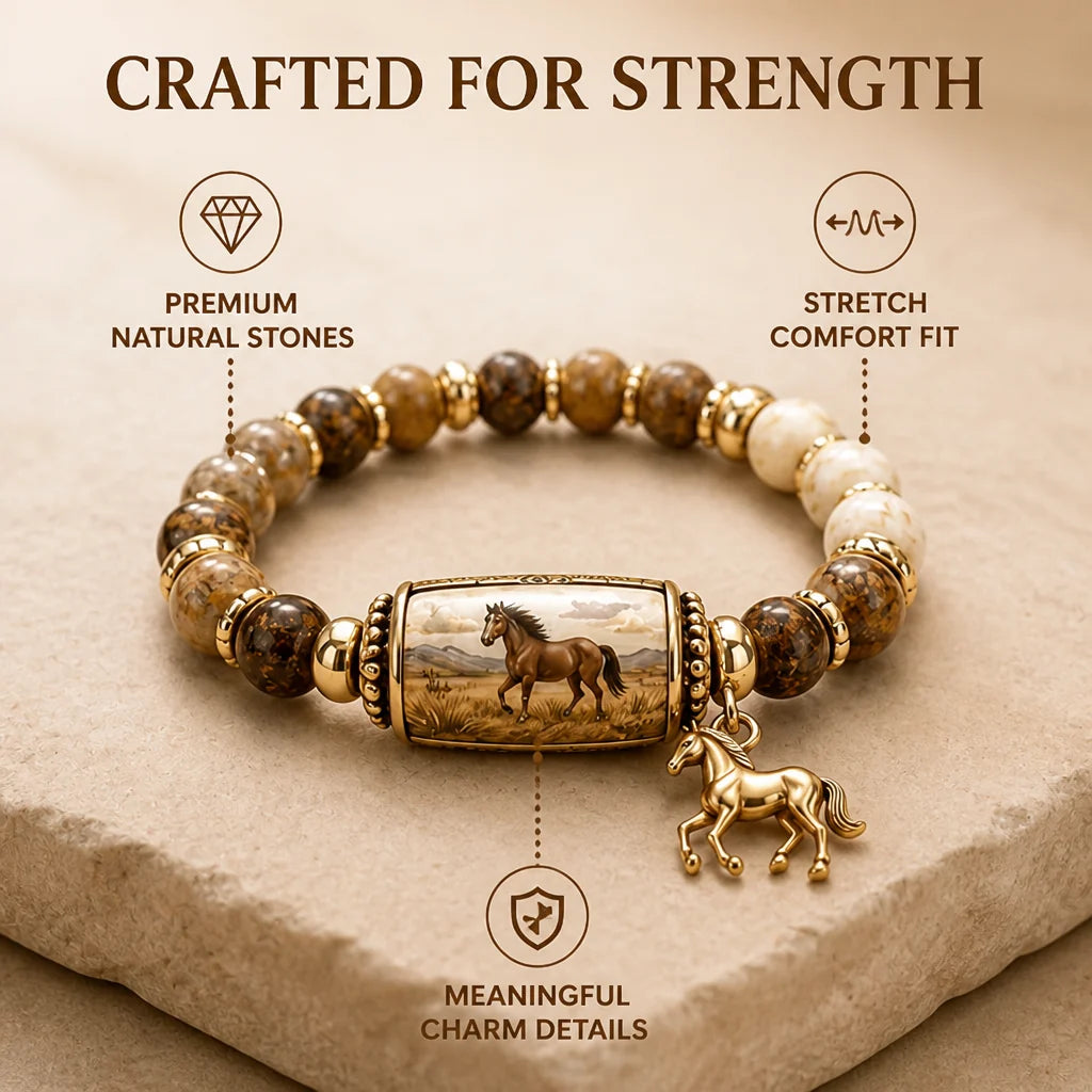 FierceHalo™ Crystal Bracelet — Ignite Your Inner Warrior with Every Powerful Bead