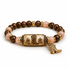 FierceHalo™ Crystal Bracelet — Ignite Your Inner Warrior with Every Powerful Bead